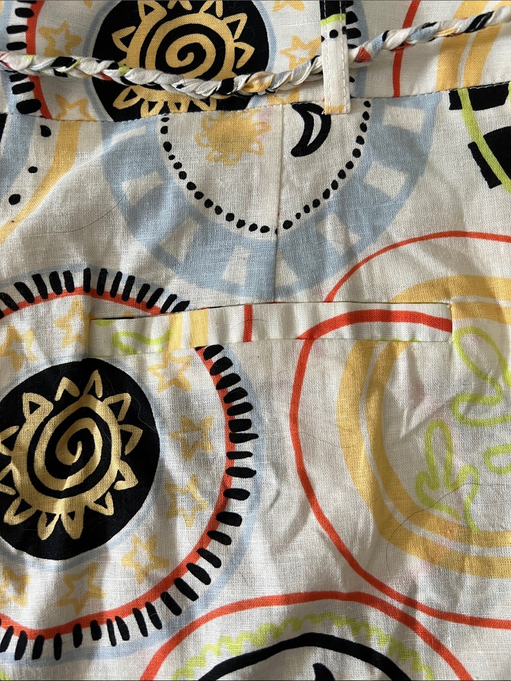 Never Fully Dressed Sun & Medallion Print Drawstring Shorts - Multicolor - Picture 7 of 7